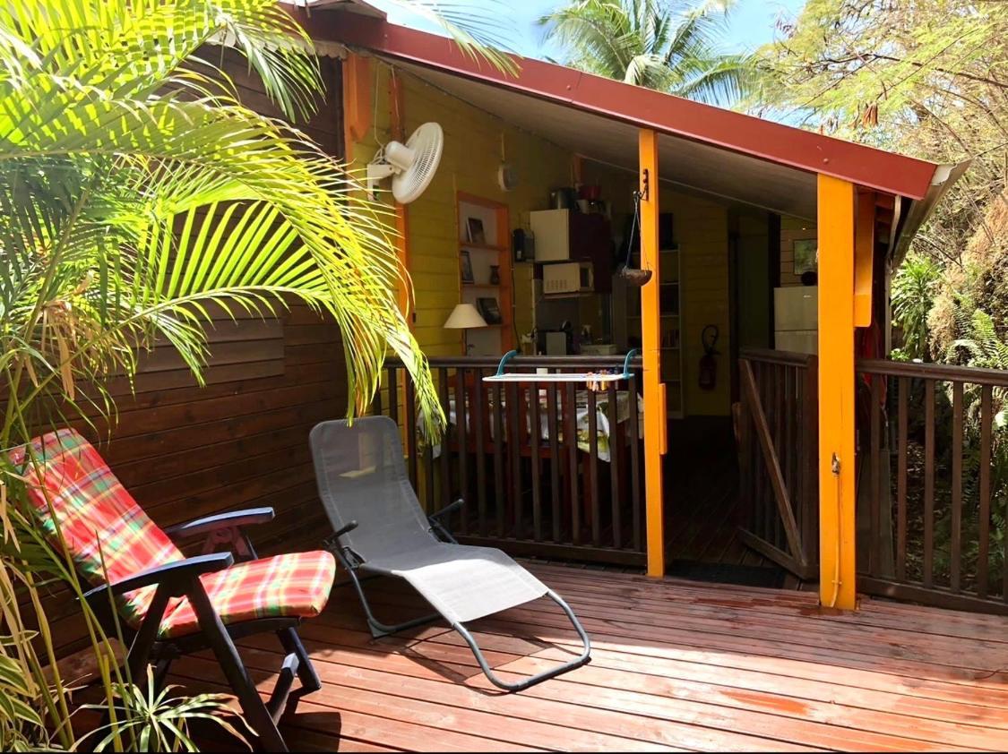 Location Gite Bungalow A 70M De La Plage Bouillante Esterno foto